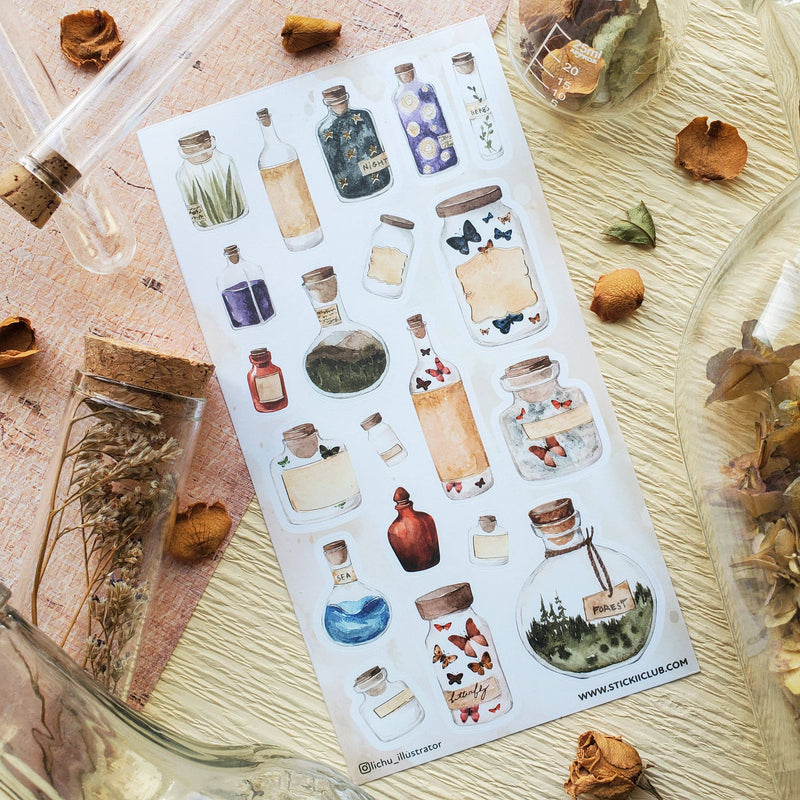 STICKII - Bottled Nature Sticker Sheet