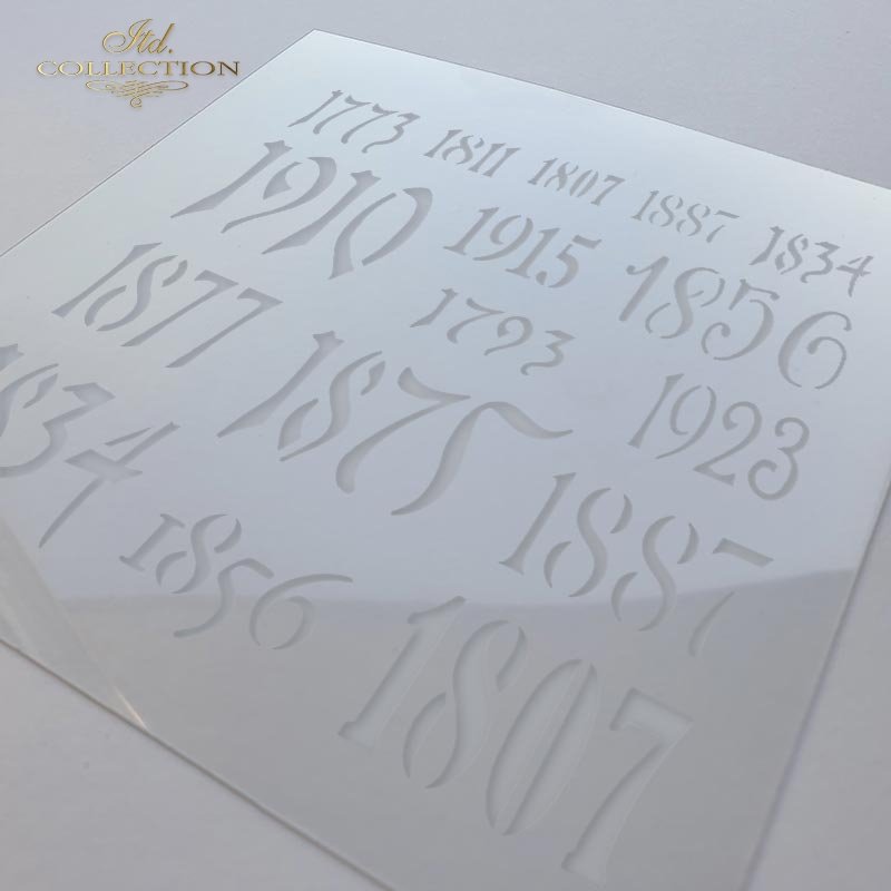 ITD Collection - Stencil - Dates & Numbers