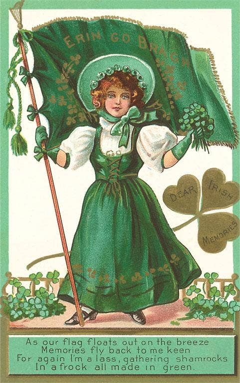 Found Image Press - Postcard - St. Patrick's Day Poem