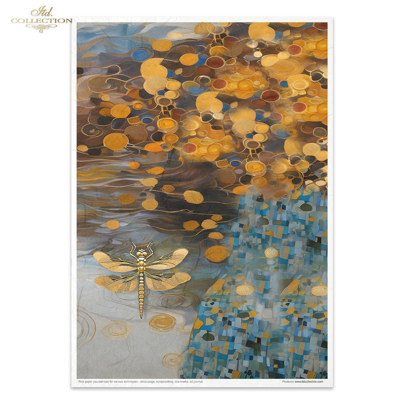 ITD Collection - Inspired by Klimt - Rice Paper Set