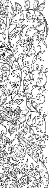 Rockpool Publishing - Flowers Coloring Bookmarks
