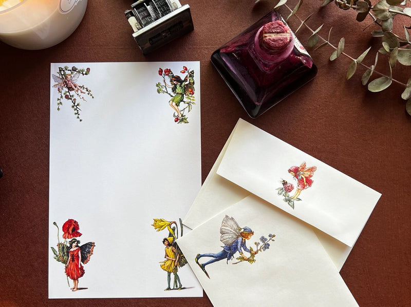 Laughing Elephant - Letter Writing Set - Fairies