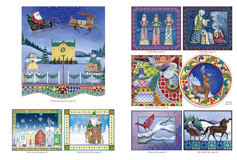 Jim Shore - Holiday Traditions Coloring Book