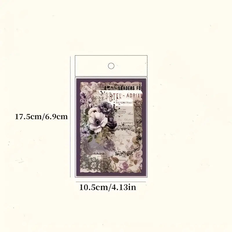 Retro European Court Flower Paper Pack