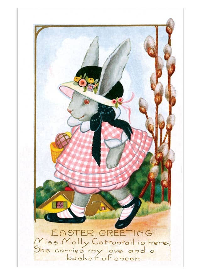 Laughing Elephant - Joyful Easter Postcard Box - 36 Unique Vintage Postcards