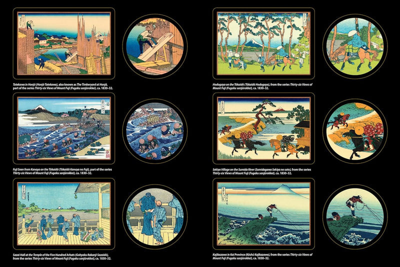 Katsushika Hokusai - Hokusai Prints Sticker Book - A Collection of Over 160 Removable Color Stickers by the Great Master