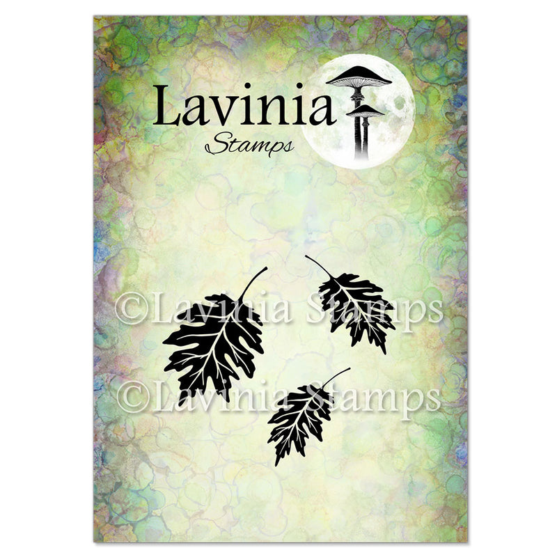 Lavinia Stamps - Twilight Tea Collection - Red Oak Leaf Stamp