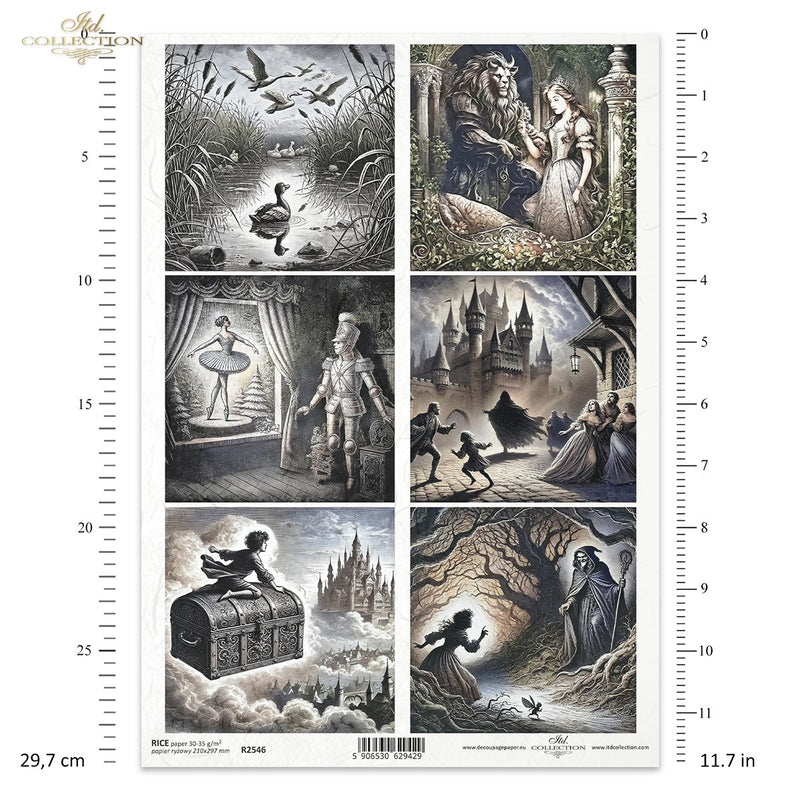 ITD Collection - Lost in a Fairy Tale - Rice Paper - R2546
