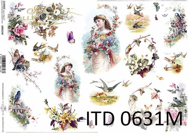 ITD Collection - Spring Flowers - Classic Paper
