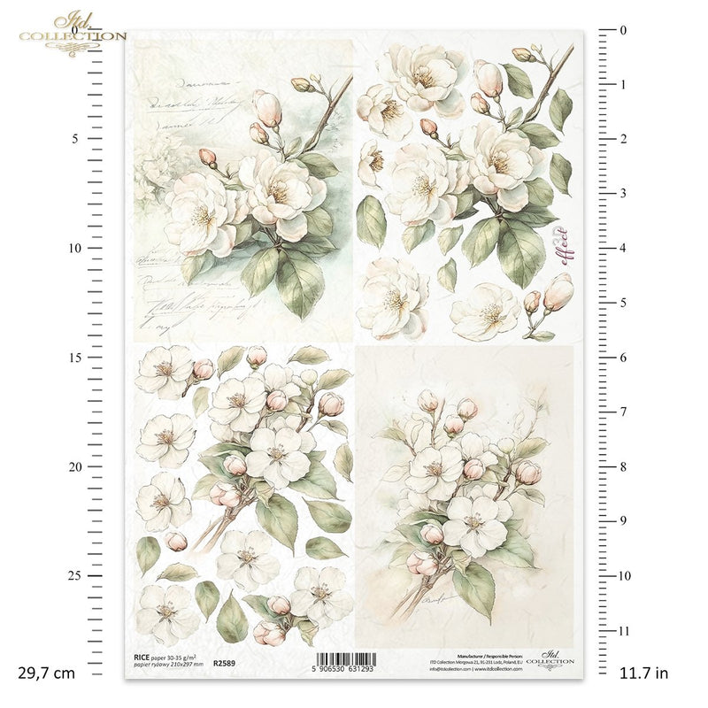 ITD Collection - Cottage in the Country - Rice Paper - R2589