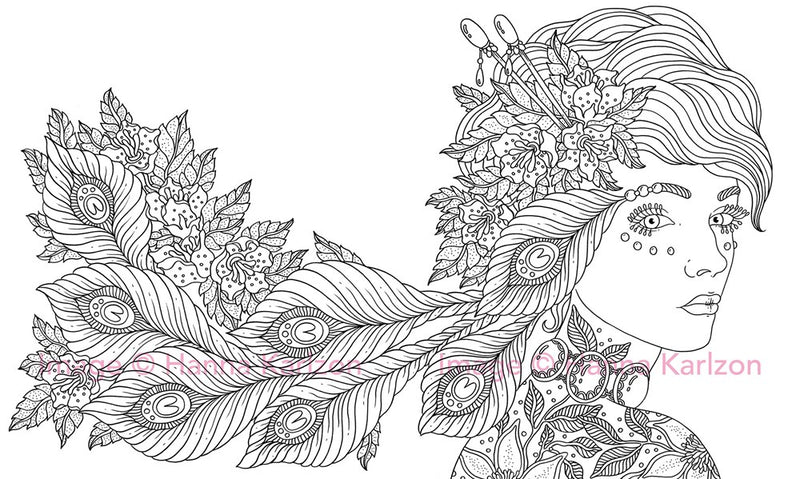 Hanna Karlzon - Magical Dawn Coloring Book