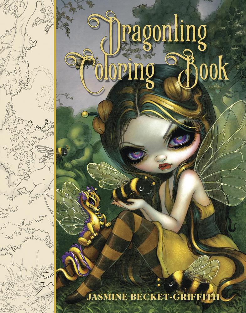 Jasmine Becket-Griffith - Dragonling Coloring Book