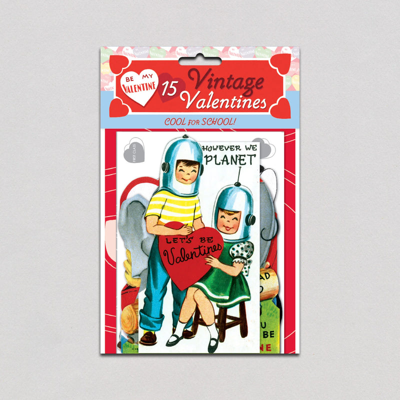 Laughing Elephant - Cool for School - Valentines Greeting Card Packet