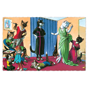 Delightfully Dressed Cats Postcard Box - Everyday Boxed Postcards - Root & Company