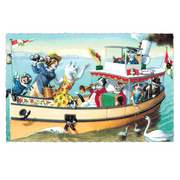 Delightfully Dressed Cats Postcard Box - Everyday Boxed Postcards - Root & Company