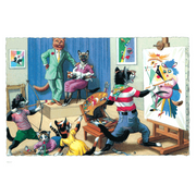 Delightfully Dressed Cats Postcard Box - Everyday Boxed Postcards - Root & Company