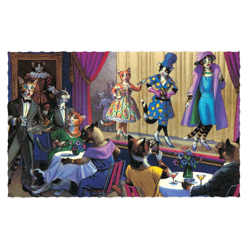 Delightfully Dressed Cats Postcard Box - Everyday Boxed Postcards - Root & Company