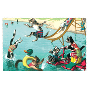 Delightfully Dressed Cats Postcard Box - Everyday Boxed Postcards - Root & Company