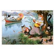 Delightfully Dressed Cats Postcard Box - Everyday Boxed Postcards - Root & Company