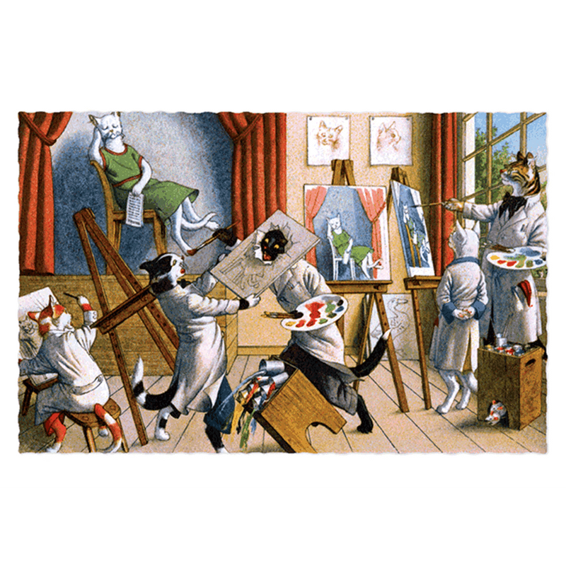 Delightfully Dressed Cats Postcard Box - Everyday Boxed Postcards - Root & Company