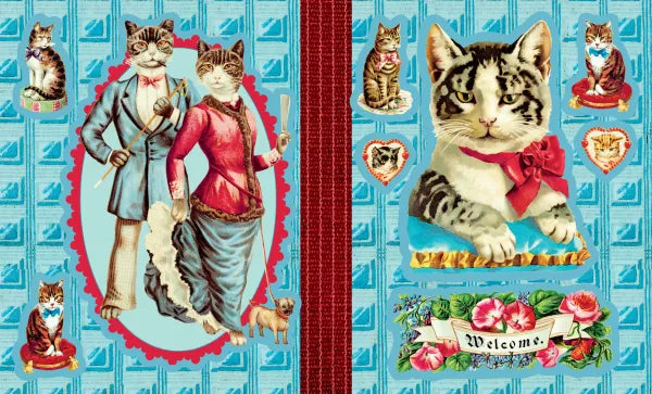Cynthia Hart - Victoriana Cats -The Sticker Book