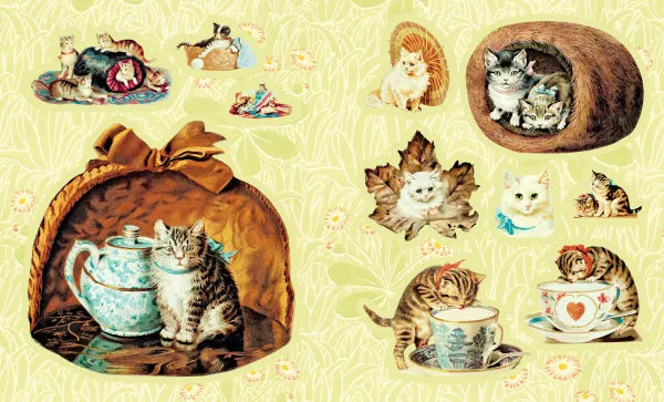 Cynthia Hart - Victoriana Cats -The Sticker Book