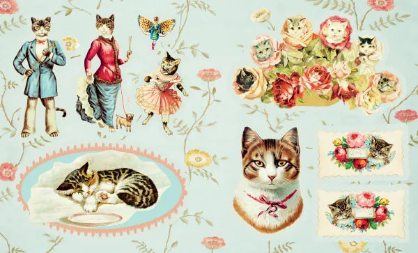 Cynthia Hart - Victoriana Cats -The Sticker Book