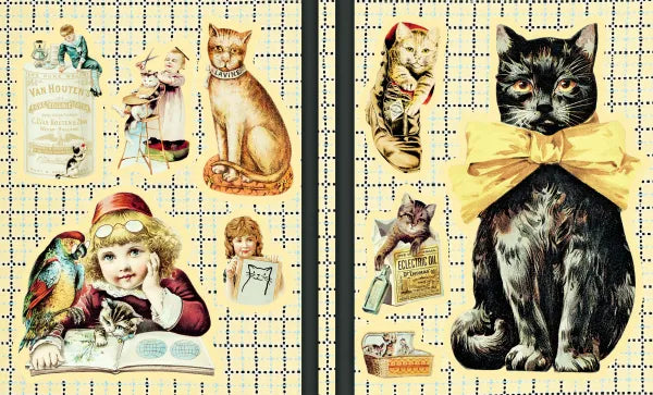 Cynthia Hart - Victoriana Cats -The Sticker Book