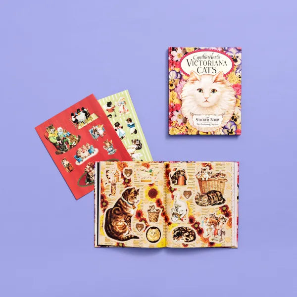 Cynthia Hart - Victoriana Cats -The Sticker Book