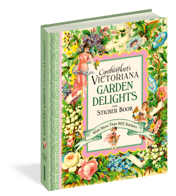 Cynthia Hart - Victoriana Garden Delights - The Sticker Book