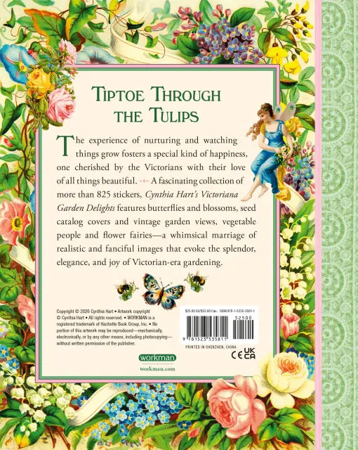 Cynthia Hart - Victoriana Garden Delights - The Sticker Book