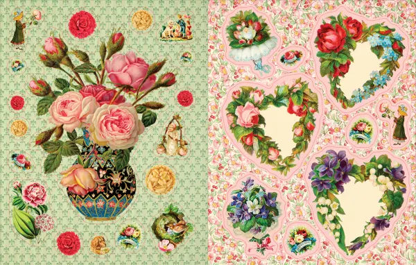 Cynthia Hart - Victoriana Garden Delights - The Sticker Book