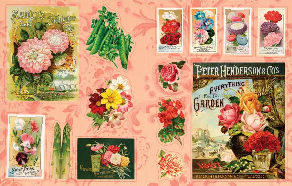 Cynthia Hart - Victoriana Garden Delights - The Sticker Book