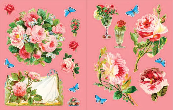 Cynthia Hart - Victoriana Garden Delights - The Sticker Book