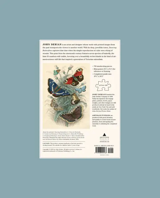 John Derian - Dancing Butterflies 750-Piece Puzzle