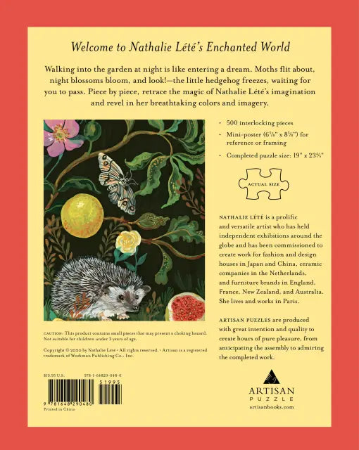 Nathalie Lété - In the Dark Garden 500-Piece Puzzle
