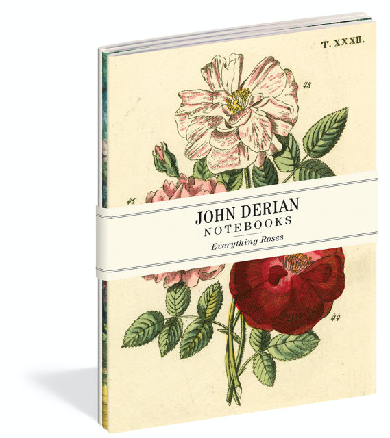 John Derian - Everything Roses Notebooks