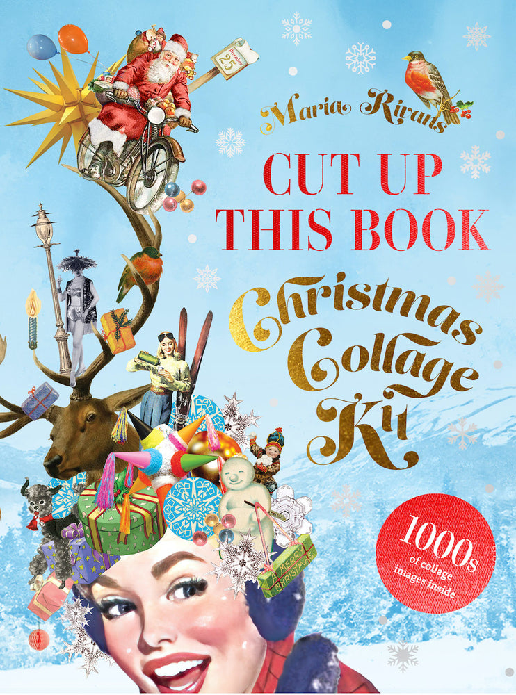 Maria Rivans - Cut Up This Book Christmas Collage Kit