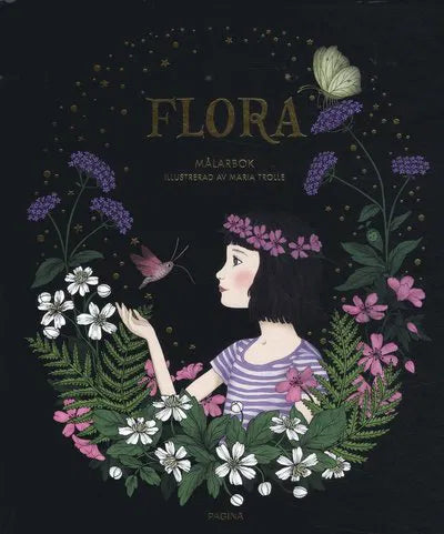 Maria Trolle - Flora Målarbok (Coloring Book)