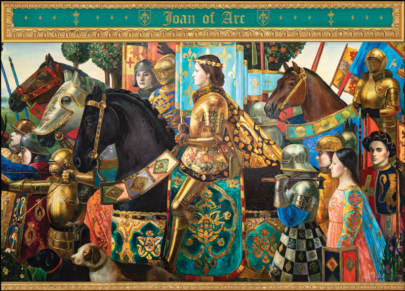 Art & Fable Puzzle Company - Joan of Arc - 1000-pc Velvet-Touch Jigsaw Puzzle