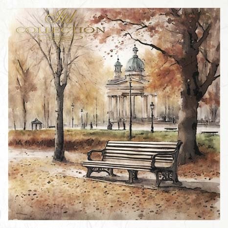 ITD Collection - Rice Paper Set Mini - Fall Leaves