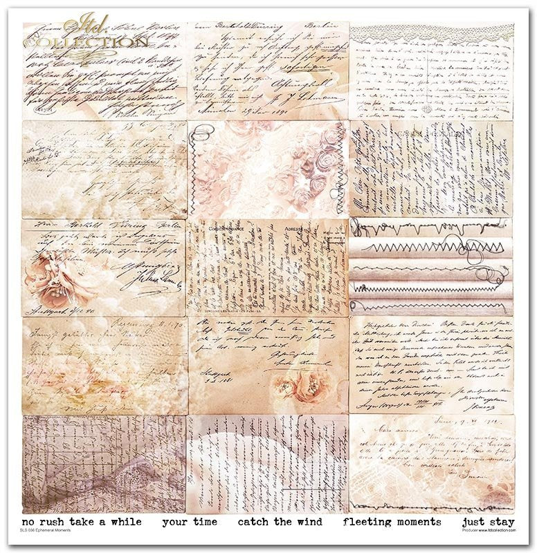 ITD Collection - Ephemeral Moments Scrapbooking Papers