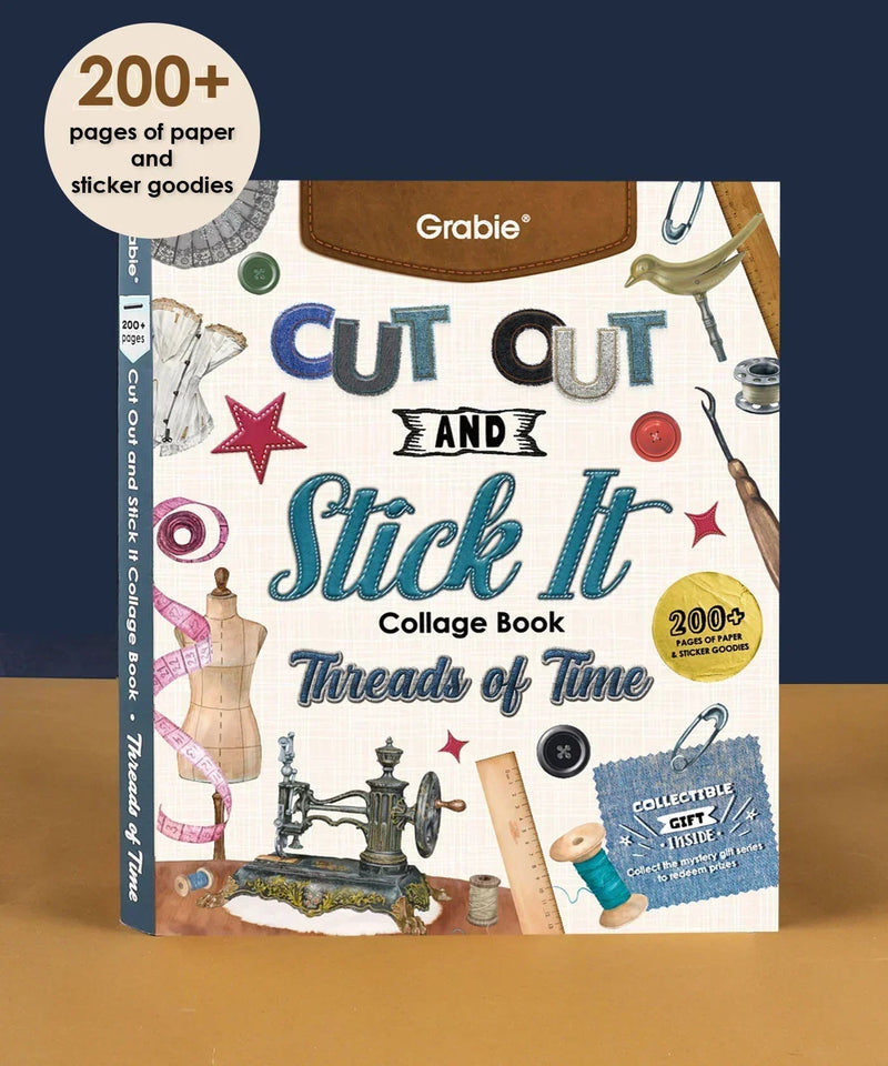 Grabie - Threads of Time Collage Activity Book