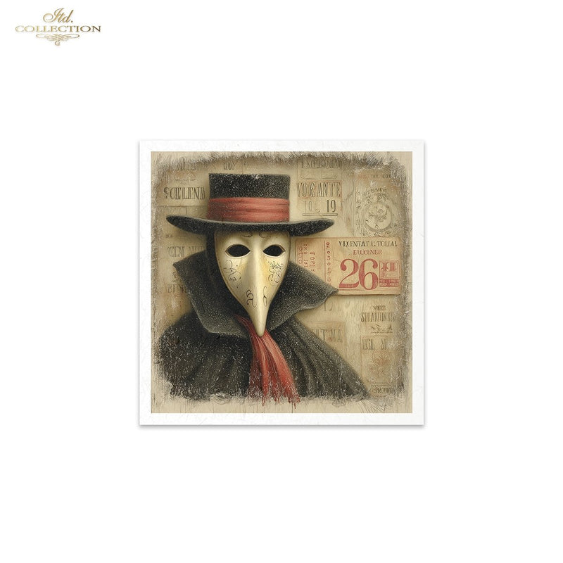 ITD Collection - Rice Paper Set Mini - Carnival Masquerade