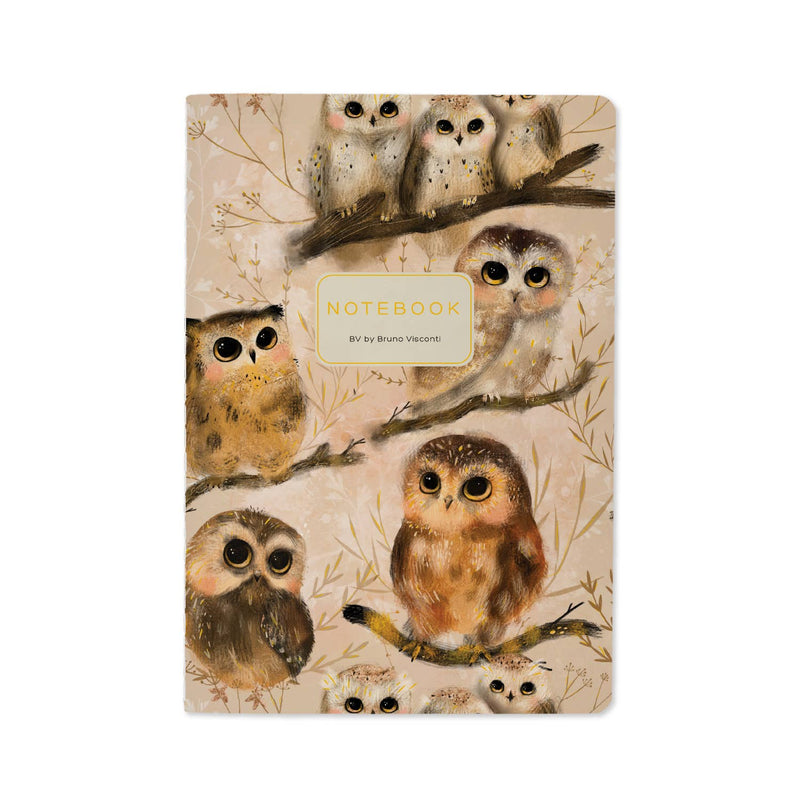 BV by Bruno Visconti - Notebook -  Owlets