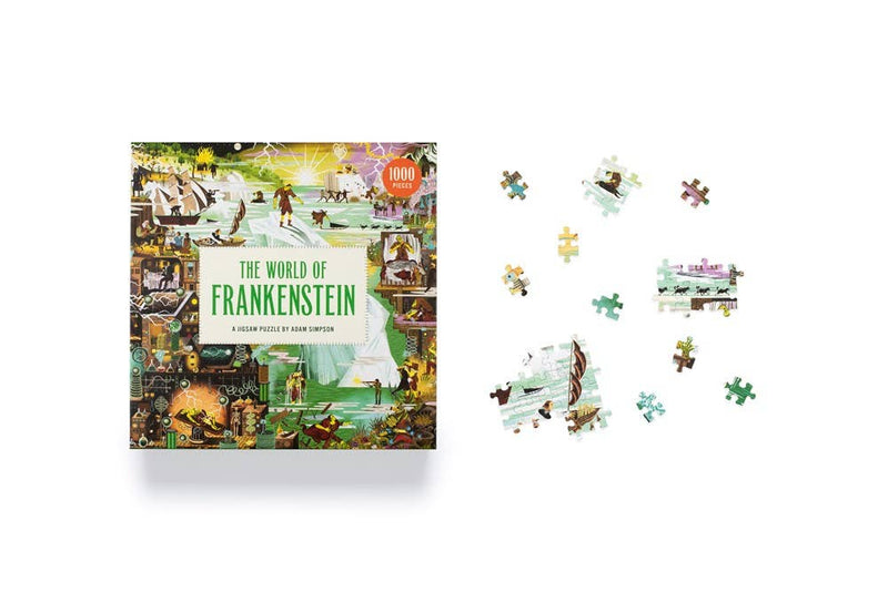 Lawrence King - The World of Frankenstein 1000 Piece Puzzle