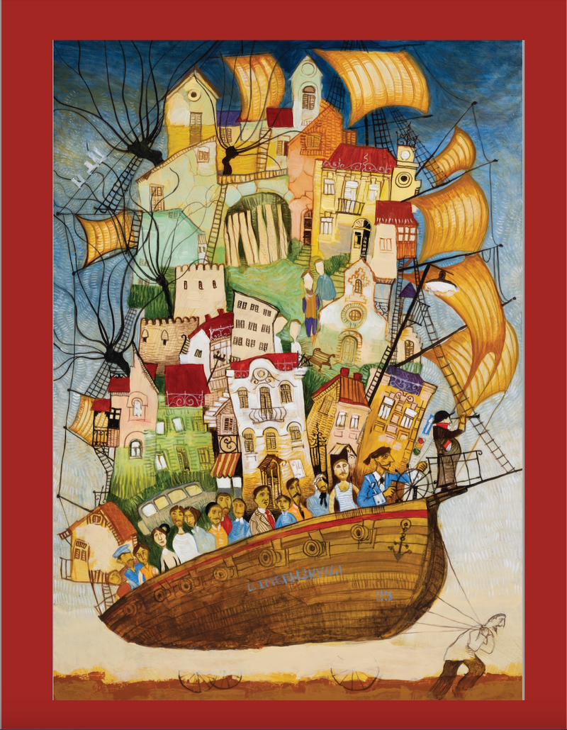 Art & Fable Puzzle Company - Big Travel - 1000-pc Velvet-Touch Jigsaw Puzzle