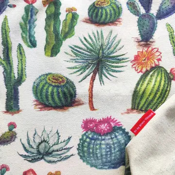 BV by Bruno Visconti - Tote Bag Canvas -Green Cactus