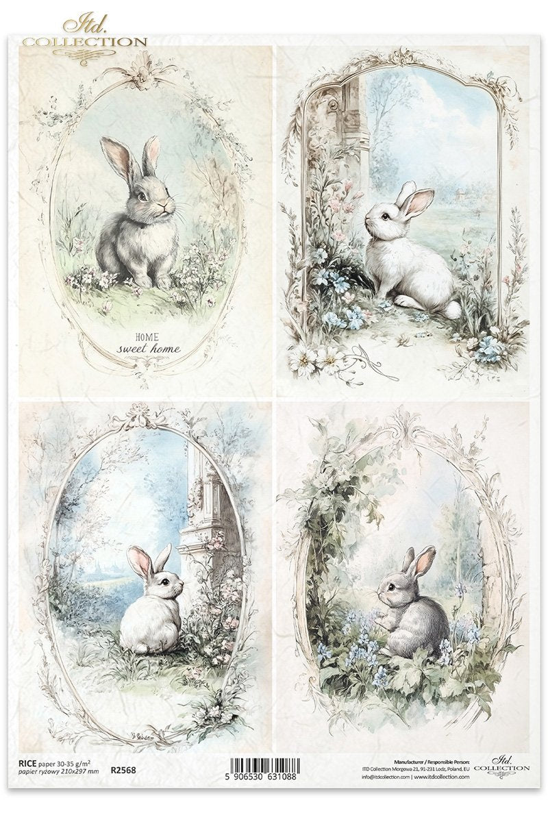 ITD Collection - Cottage in the Country - Rice Paper - R2568