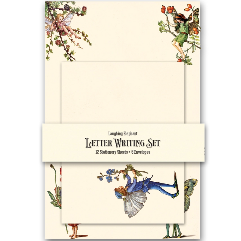 Laughing Elephant - Letter Writing Set - Fairies